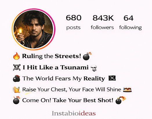 Badmashi Bio For Instagram