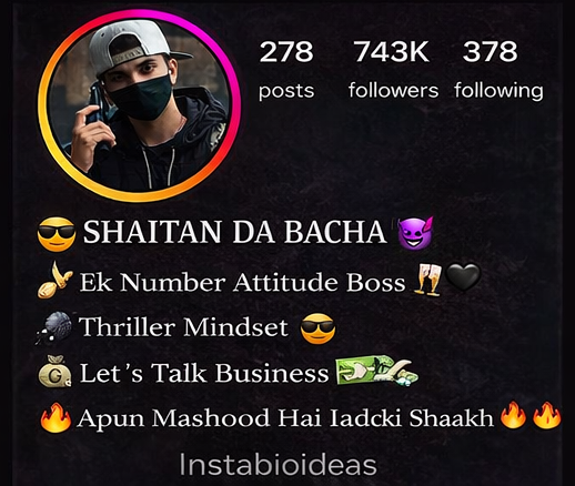 Gangster Bio For Instagram