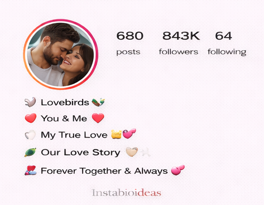 Love Bio For Instagram
