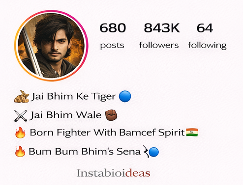 Jay Bhim Bio For Instagram