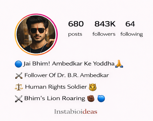 Jay Bhim Bio For Instagram